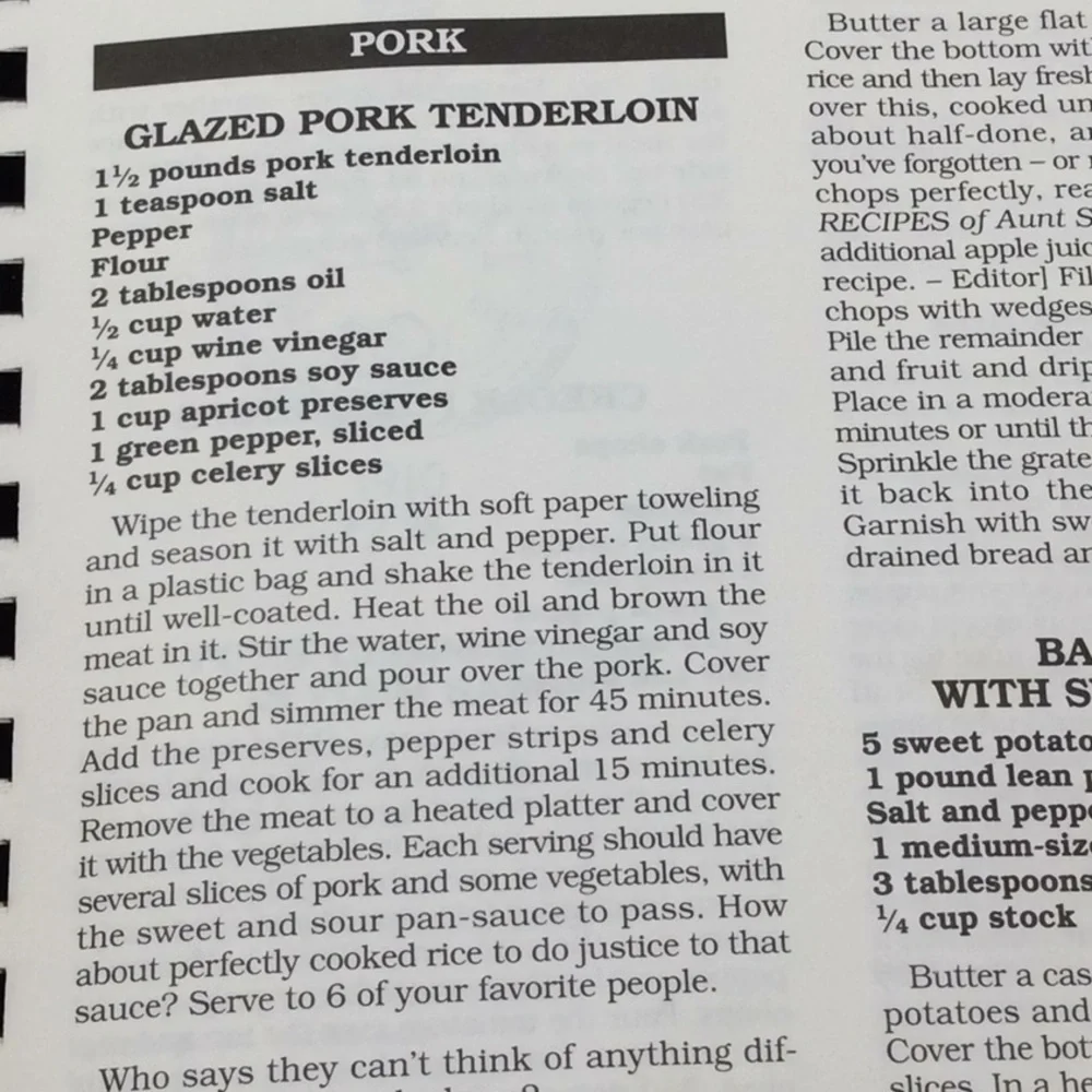 Will Rogers Spiced w/Wit-More Aunt Susan Recipes
